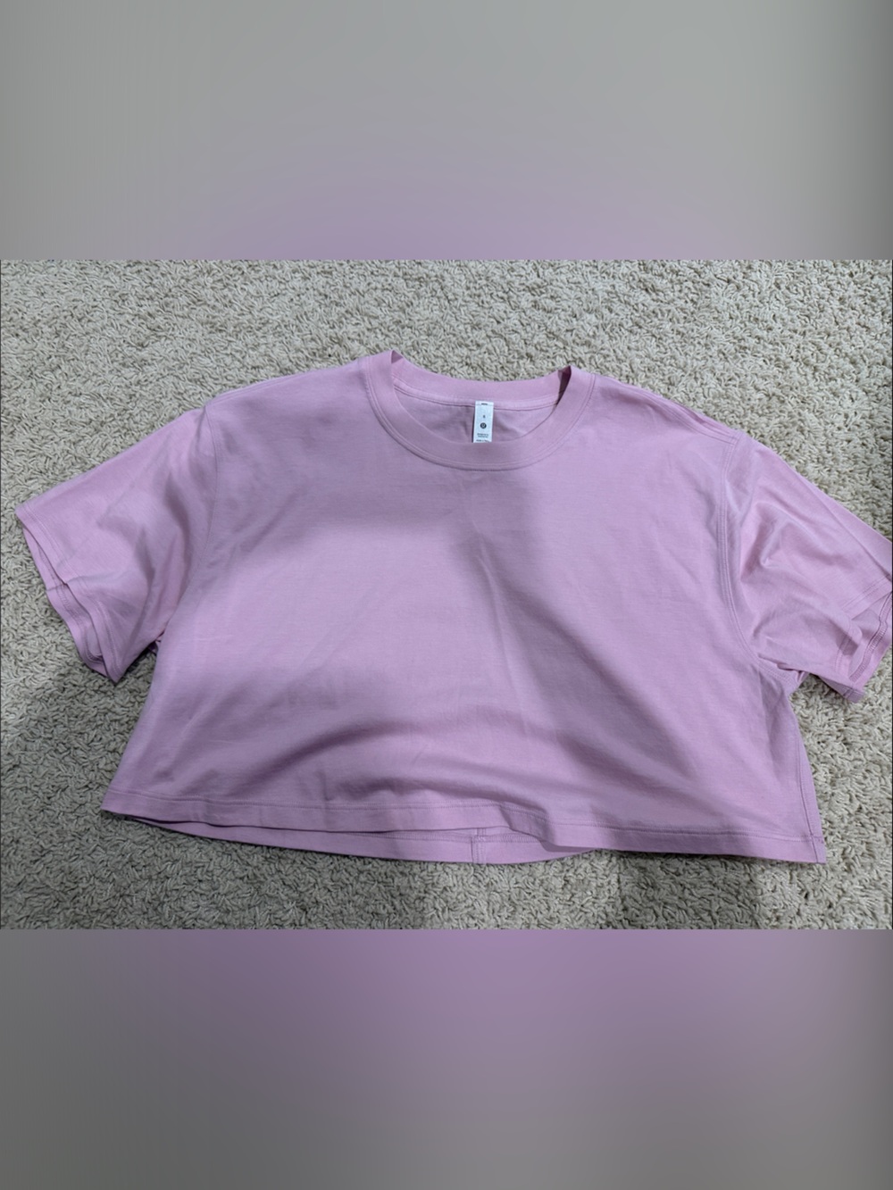 lululemon athletica Kids Short Sleeve Tee in Light Pink